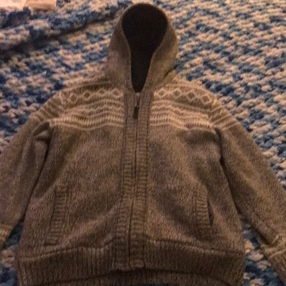 Grey Wind River zip up sweater/ coat
